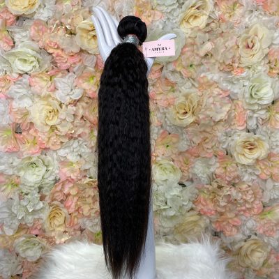 tissage Mèches Péruviennes – Crépus Lisse Kinky Straight