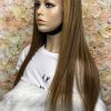 Kamélia - Perruque Lace frontal Lisse Blond Caramel Highlight