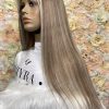 Sabrina - Perruque Lace Frontal Blond Méché
