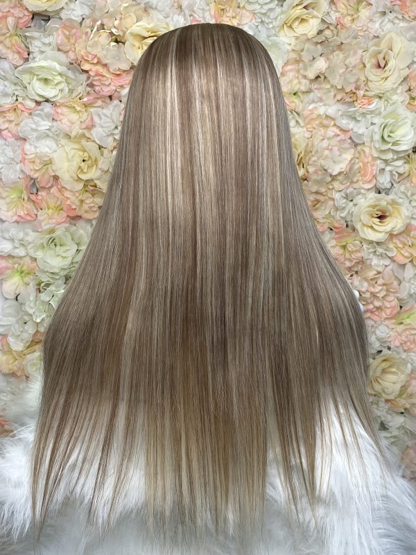 Sabrina - Perruque Lace Frontal Blond Méché