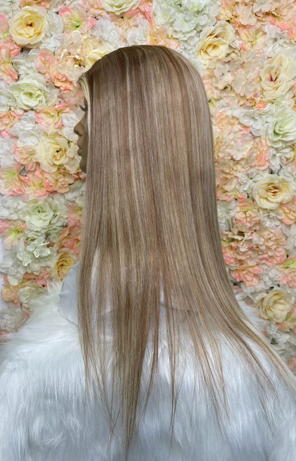 Sabrina - Perruque Lace Frontal Blond Méché