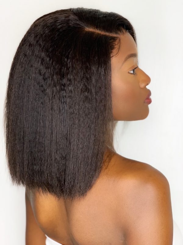 Maeva - Perruque Closure Carré Bob kinky straight